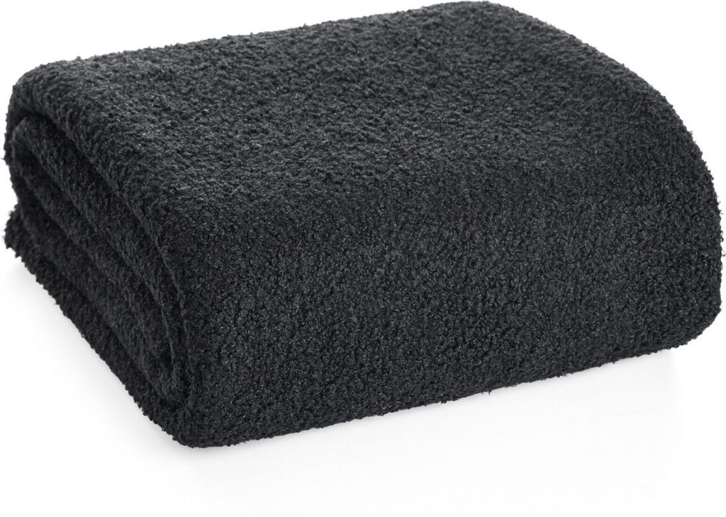 Eurofirany deka čierna 220 cm x 200 cm dekorácia Obrázok produktu 