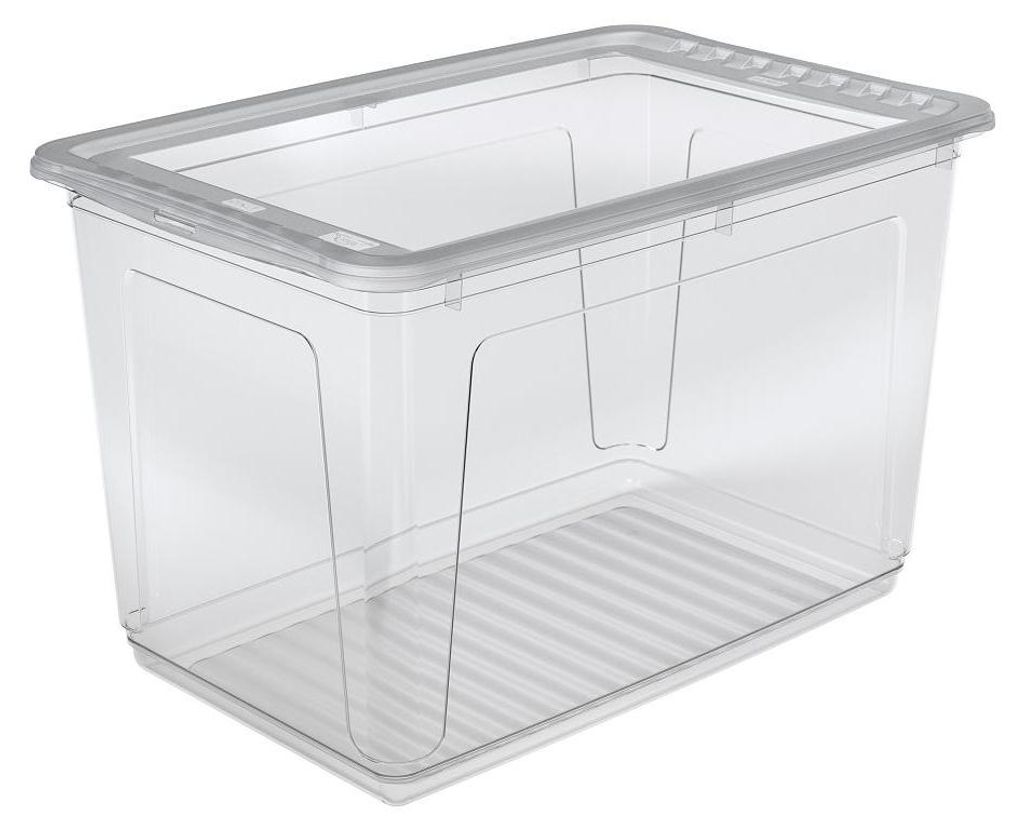 Keeeper Aufbewahrungsbox BEA 52 Liter transparent mit Deckel - vielseitig einsetzbar