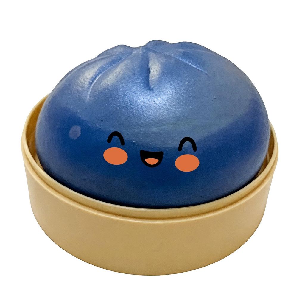 Glitzer Dumpling Squishy 1er Box – weiche Anti-Stress Knete Produktbild 