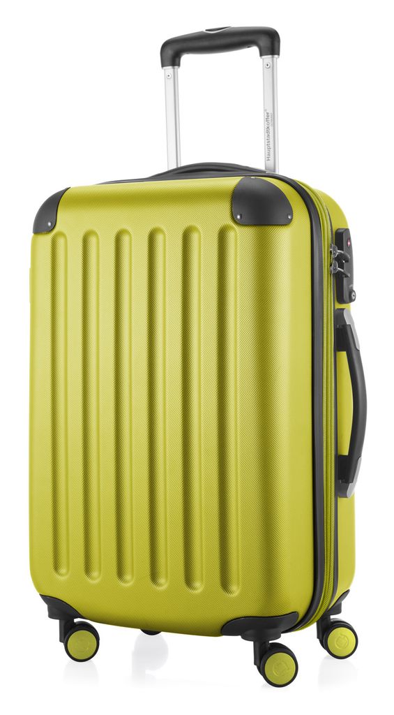 HAUPTSTADTKOFFER - Spree - Handgepäck mit Erweiterung, Koffer auf Rollen, Trolley Flugzeug Hartschalenkoffer Hand Luggage TSA, 55 cm, Cabin Bag ma...