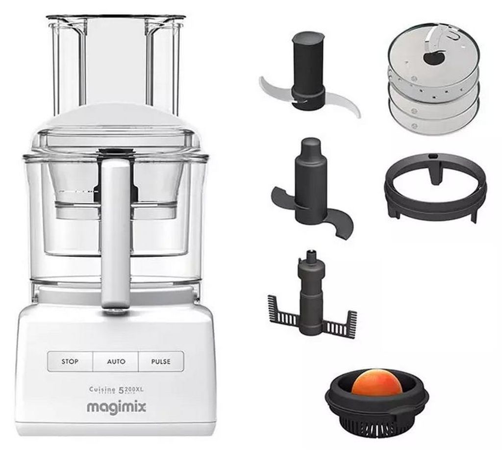 Magimix 18590F, 3,6 l, Weiß, Tasten, Edelstahl, 1100 W, 210 Produktbild 