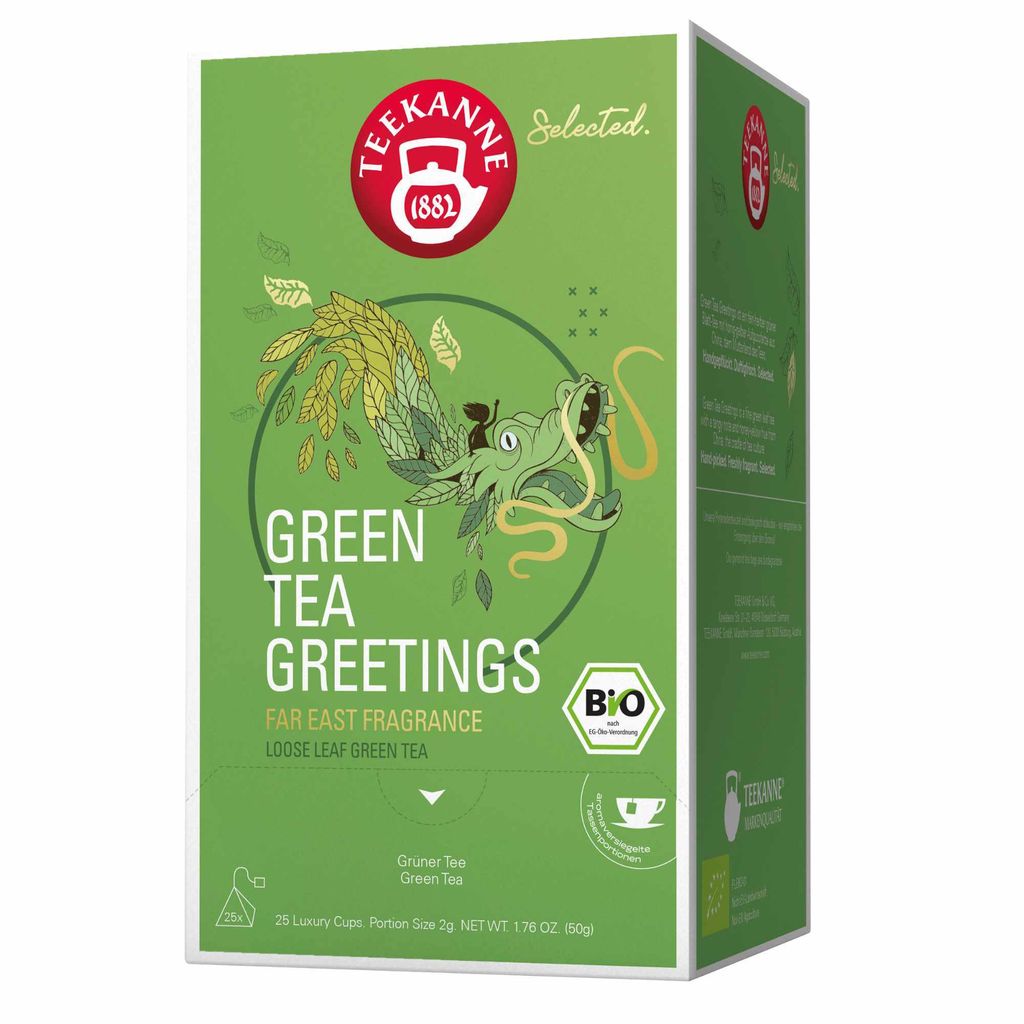 Lux. Cup Green Tea Greetings RFA