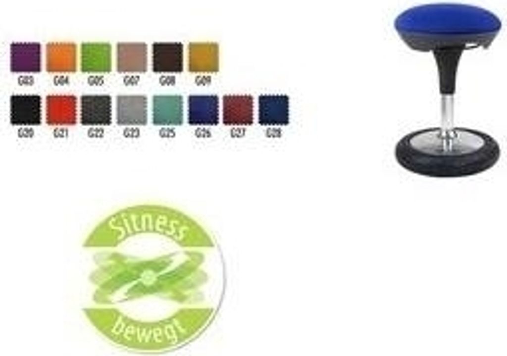 Topstar Hocker "Sitness 20" schwarz Produktbild 8