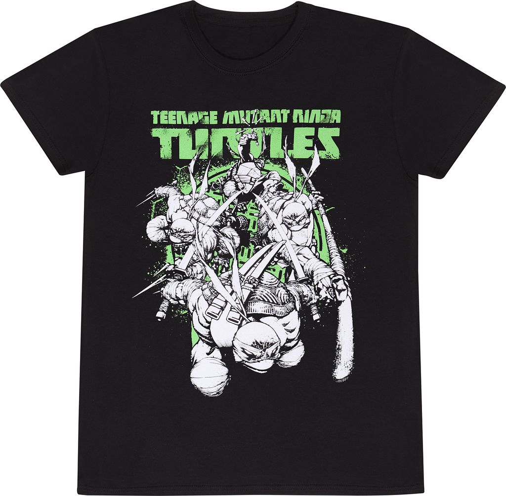 Teenage Mutant Ninja Turtles - Freefall - Black T-Shirt - Größe S