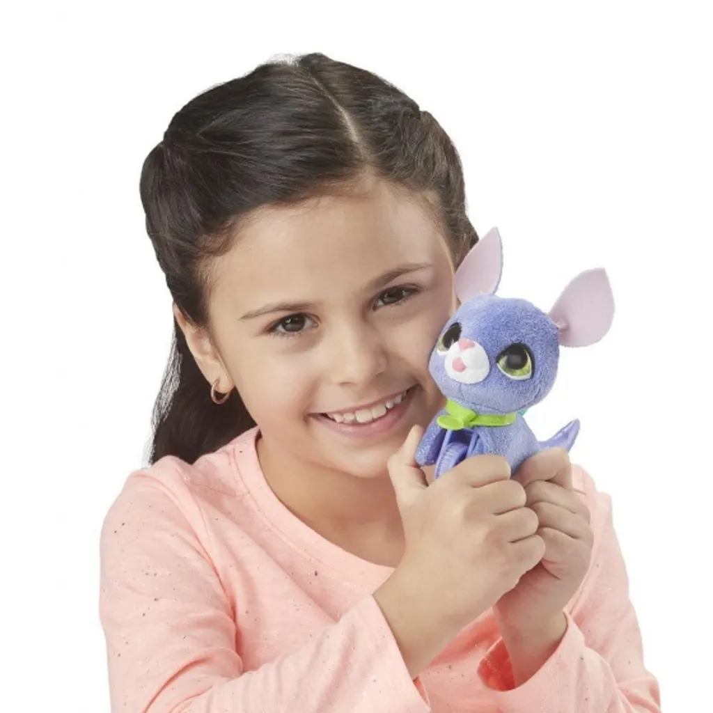 Chiot FurReal Walkalots Lil Wags violet 12 cm : Peluche interactive - 2