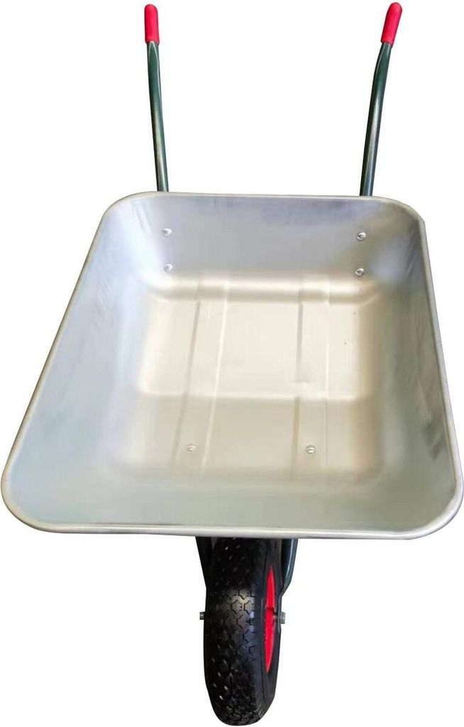 Schubkarre für Garten verzinkt 80KG 60L