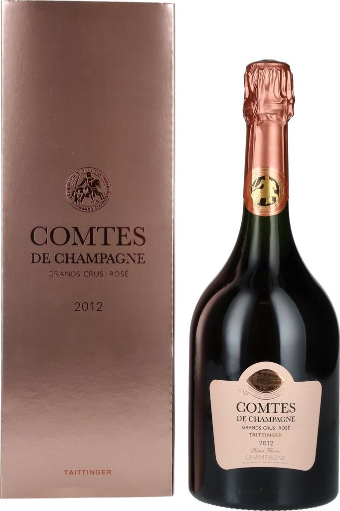 Taittinger COMTES DE CHAMPAGNE Rosé 2012 12,5% Vol. 0,75l in Geschenkbox