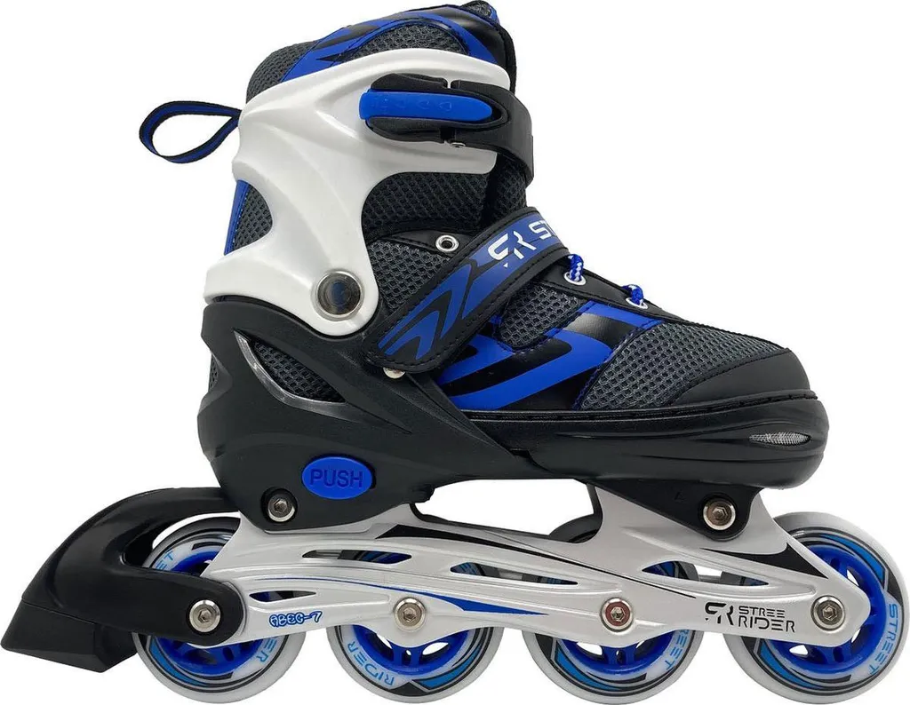 Patins Street Rider bleu 39-42 avec roues haute performance et confort