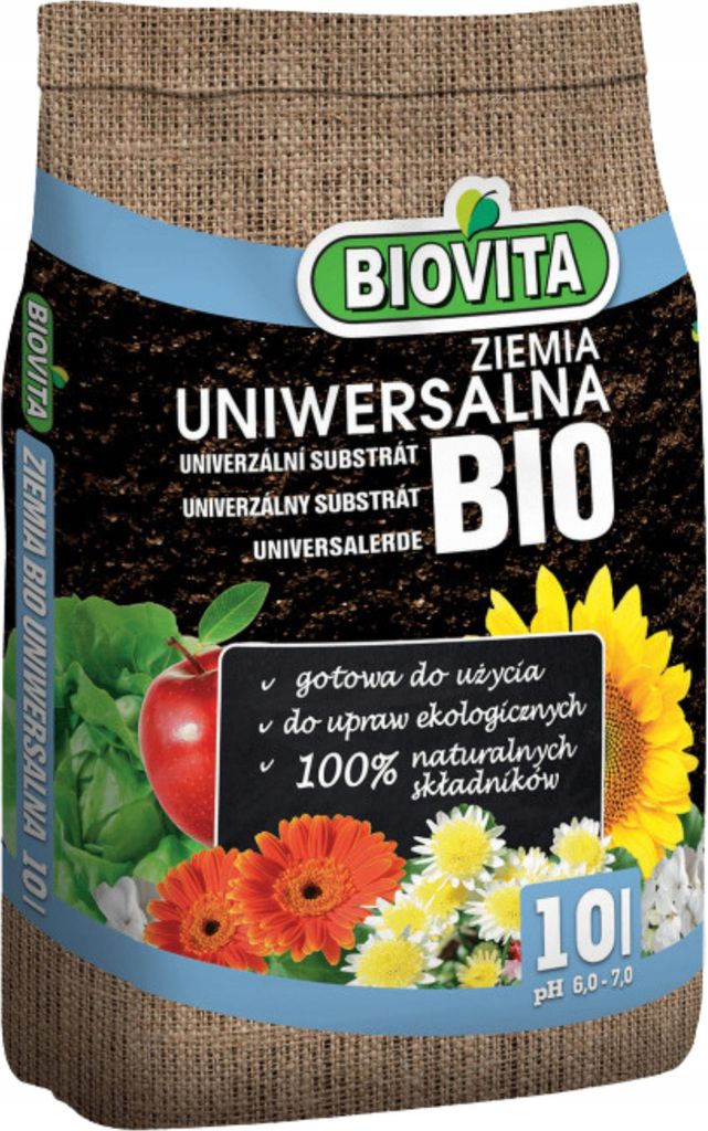 Terreau universelpour fleurs et plantes 10L avec engrais Image du produit 