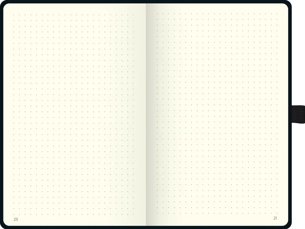 Carnet de notes à points Dotted Kompagnon Metallic Anthracite 12,5x19,5