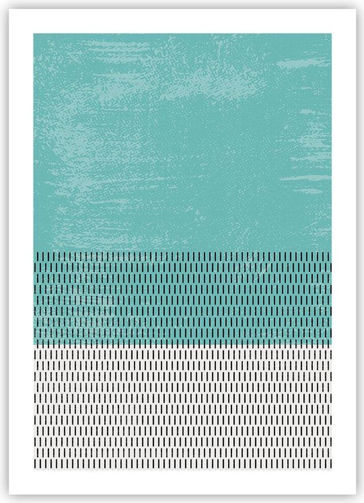 Poster - Poster ohne Rahmen - Abstraktion Modern Striche - 50x70 cm - Wand Bild - Wanddeko - Wandbilder - Kunstposter - Wandposter - Bilder - Kunst...