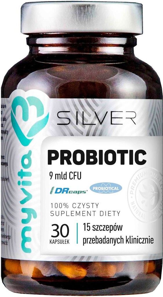 MyVita Silver Pure Probiotic 9 Billion CFU 30 Capsules