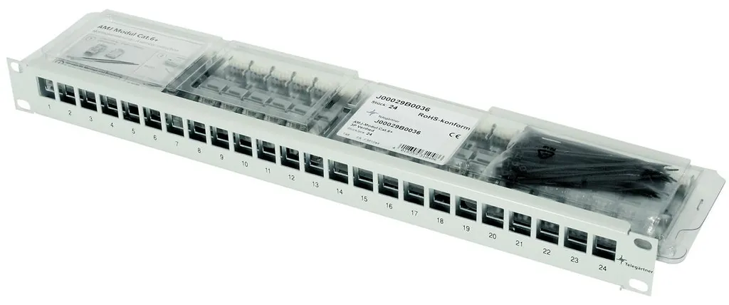 Module Keystone Cat.6 Telegärtner AMJ pour baie de brassage
