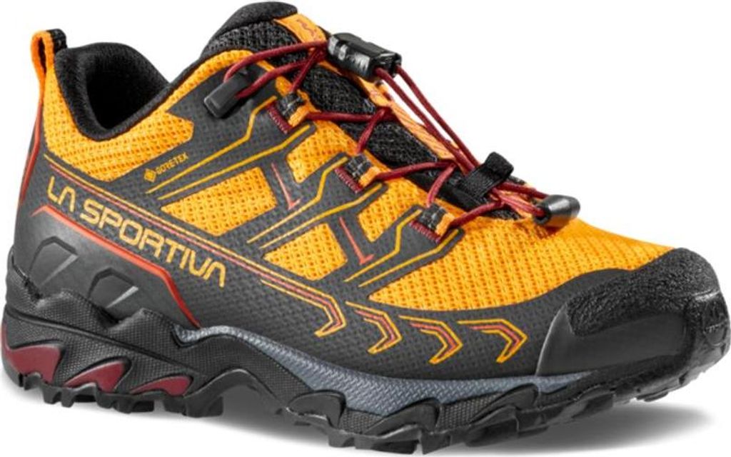 Ultra Raptor II JR GTX, Mountain Hiking, Kids, Shoes, Low Cut, Y02R20 Papaya/Sangria, 31 - La Sportiva