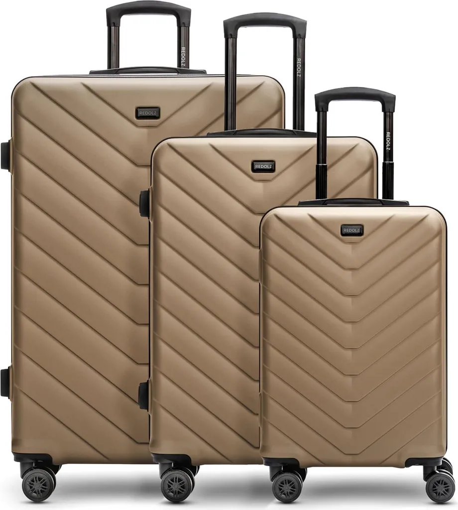 Valises antichoc REDOLZ Essentials 07 ensemble de 3 trolleys robustes