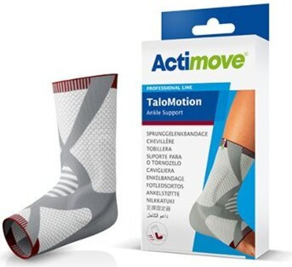 Sprunggelenkbandage Actimove TaloMotion anthrazit>>>>Gr. XXL links