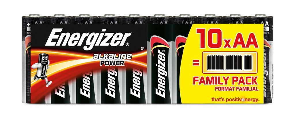 Energizer Classic AA, 10pcs, Einwegbatterie, AA, Alkali, Produktbild 