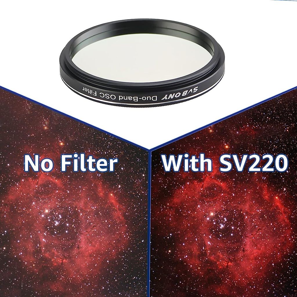 Svbony SV220 Astro Dual Narrowband Filter, 2palcový 7nm Obrázek produktu 8