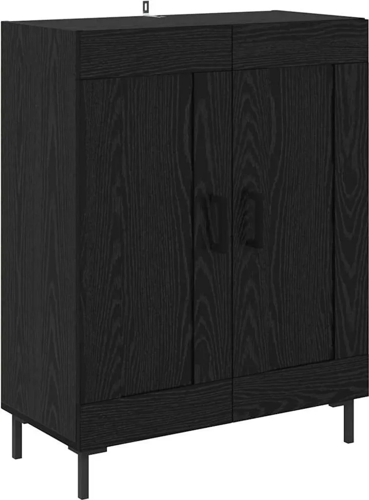 Credenza in rovere nero 69,5 x 34 x 90 cm