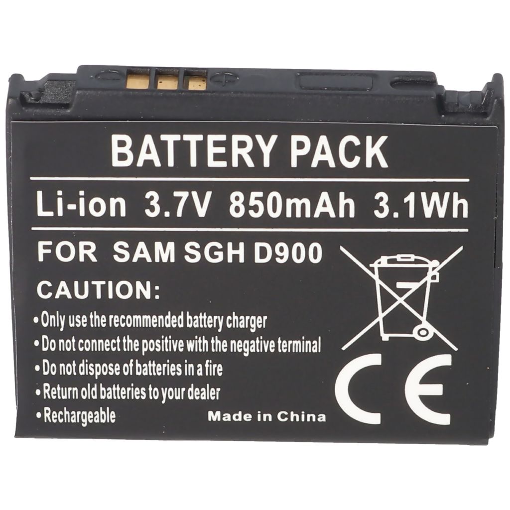 Batteria adatta a Samsung SGH-D900, -E780, -E788, Immagine del prodotto 