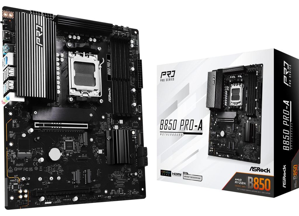 ASRock B850 Pro-A - Motherboard - ATX - Socket AM5 - AMD Produktbild 