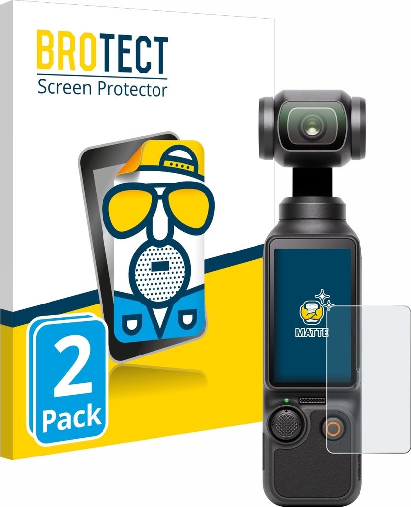 2x BROTECT Schutzfolie für DJI Osmo Pocket 3 Displayschutz Produktbild 
