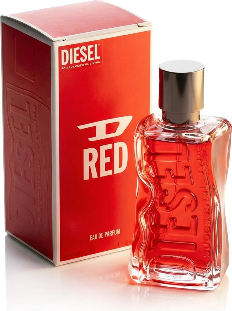 Parfum unisexe Diesel D by Diesel Red 50 ml contre les odeurs éphémères