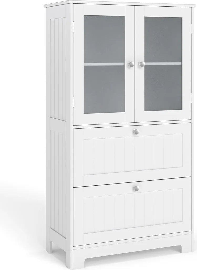 Mobile Bagno Economico ma Elegante | 2 Cassetti & Ripiano Mobile