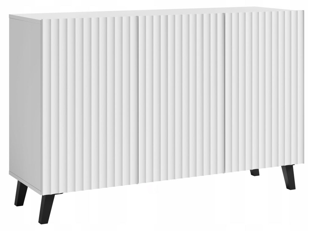 Třídveřová komoda PHUKET 120 cm, příborník MDF čelo, měkké Obrázek produktu 