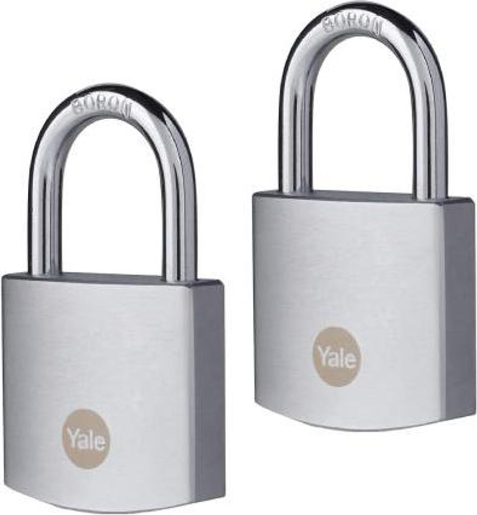 Yale High Security mm Messingabschläge mit Chromfinish Open