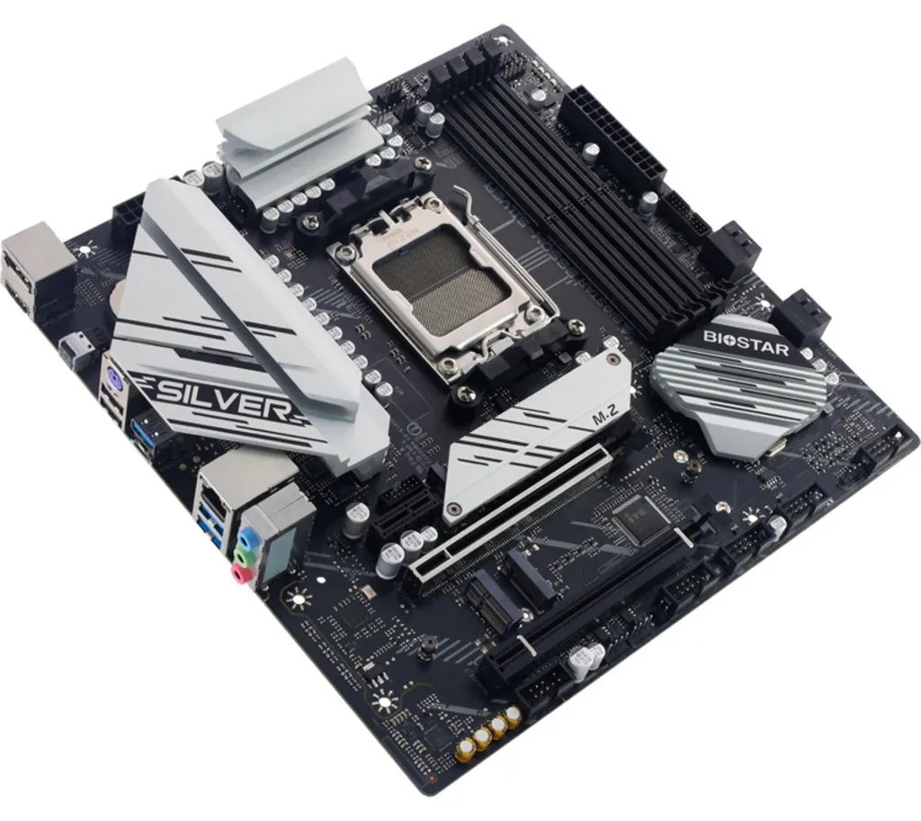 Carte Mère Gaming B650M-Silver Biostar Chipset B650 Socket AM5 Micro-ATX - 2