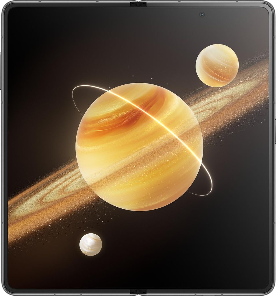 A digital illustration of planets and rings in space, displayed on a dark background.
