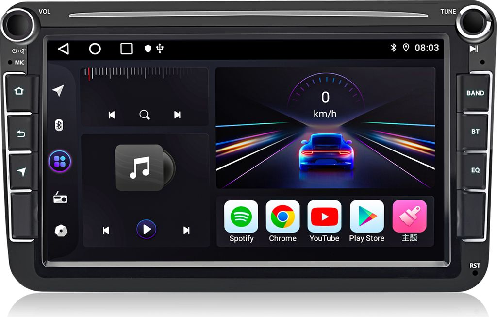 Autoradio für Golf Plus Passat Amarok Polo 6R Scirocco Produktbild 