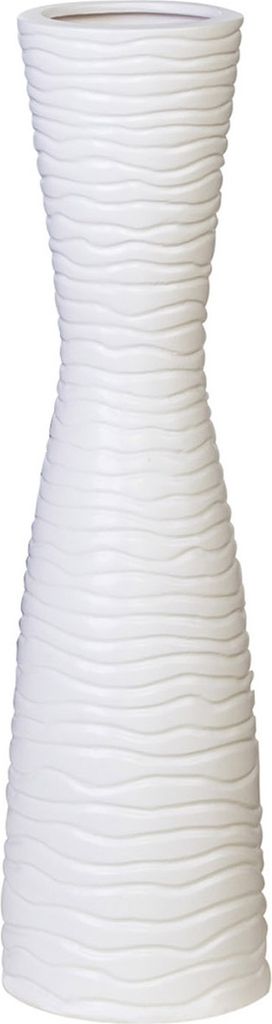 GILDE  Vase Tamera weiß H. 77 cm,96966 Produktbild 1