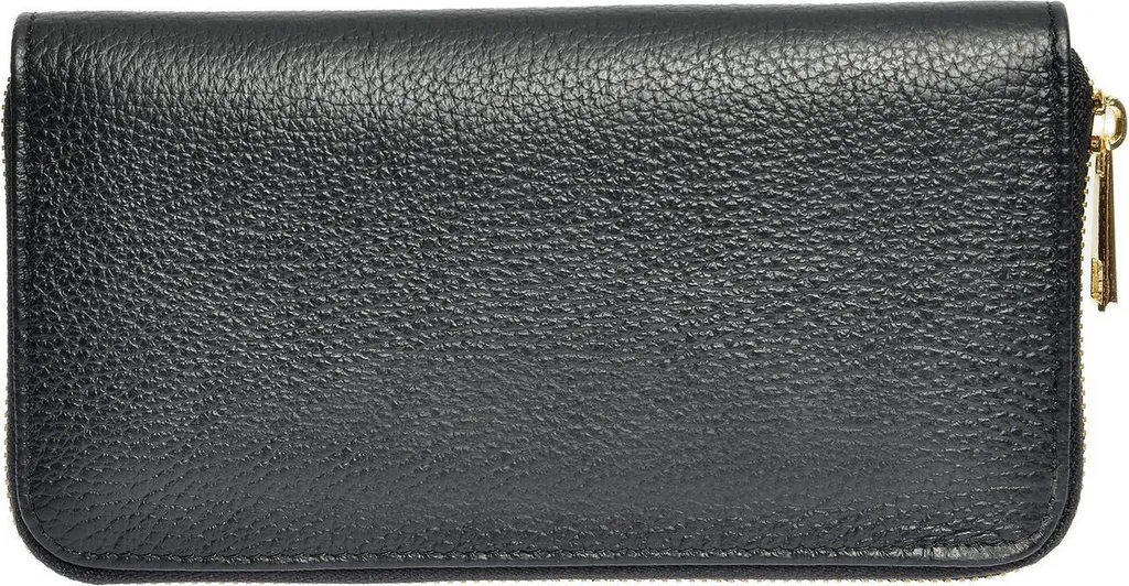 Portefeuille Femme en Cuir Noir Roberta M AW25 RM 1869 Chic et Logeable