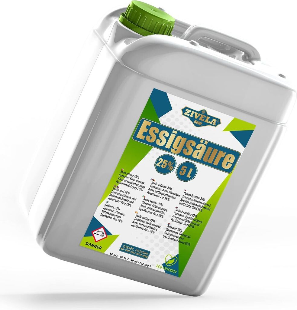 5L Essigsäure 25%  - Der sanfte Allrounder für Ihren Produktbild 