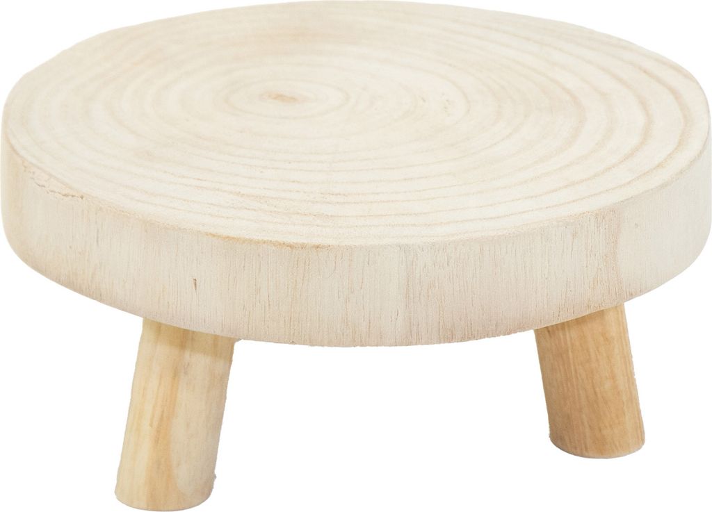 Baumscheibe Pflanzenständer natur rund - 20 cm / klein - Produktbild