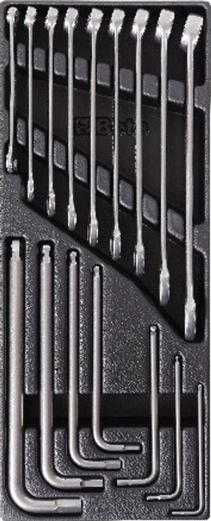 Beta Einsatz 16-tlg in Thermoformateunsatz 42 Inox + 96 BPINOX T23