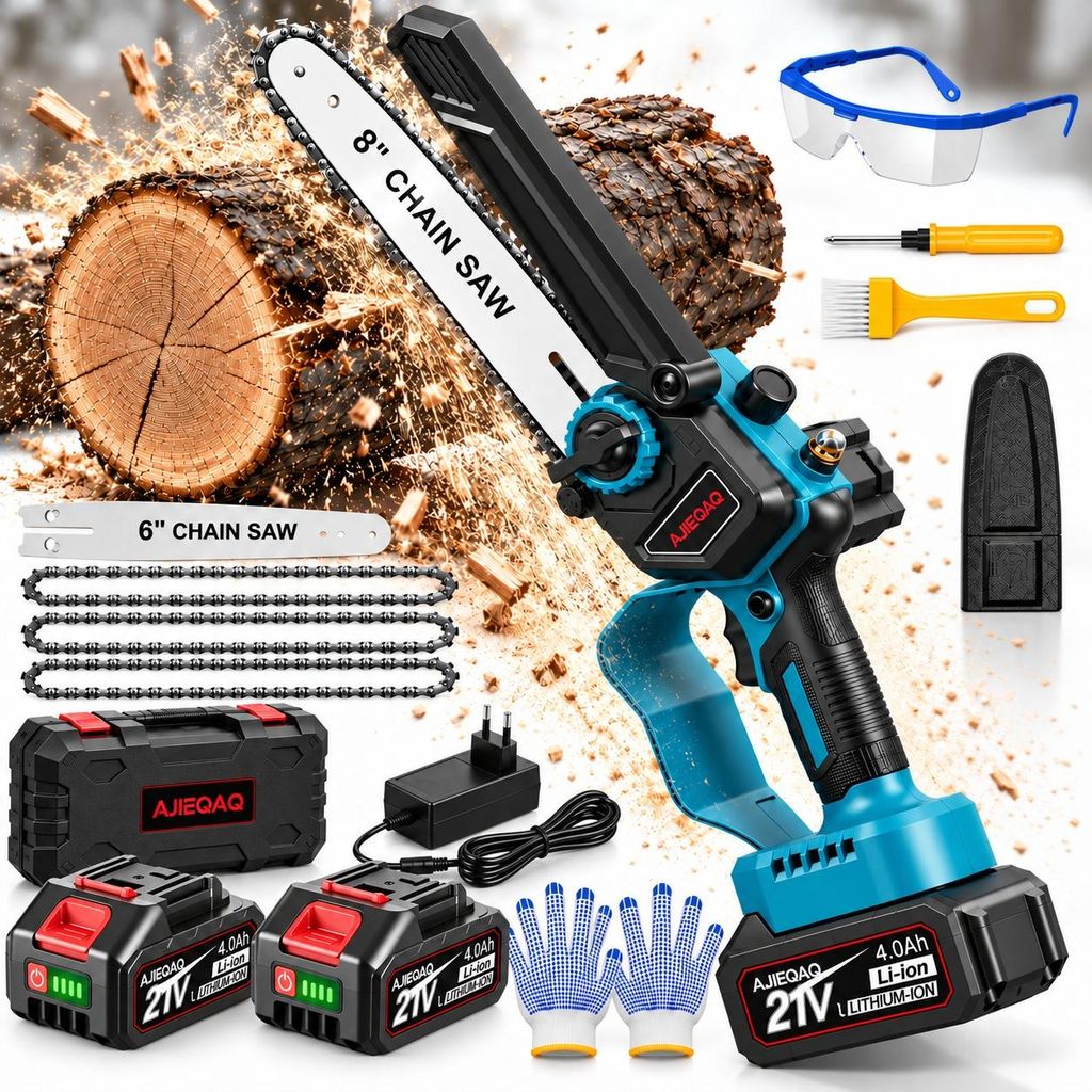 Tronçonneuse Sans Fil 2-en-1 1000W 6/8", Brushless, Mini Image du produit 