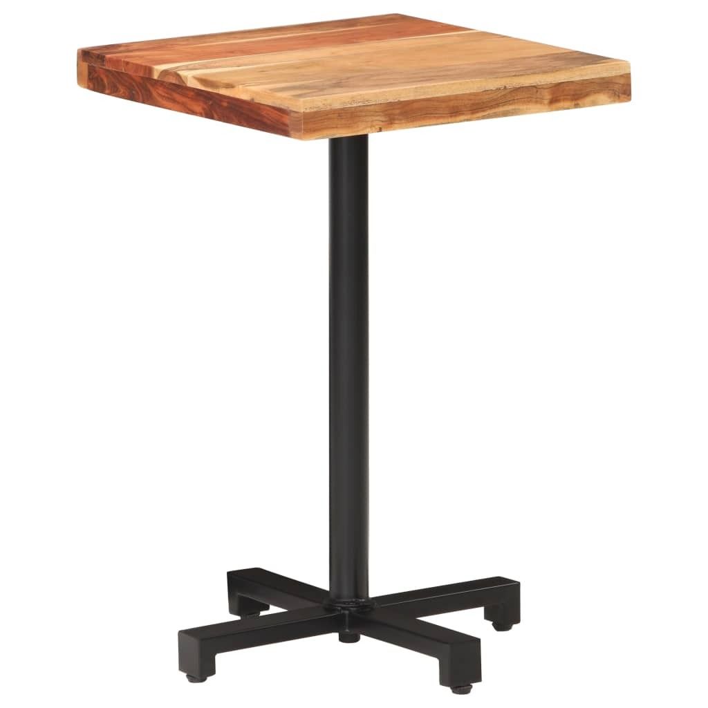 BEI CLORIS Bistrotisch Quadratisch 50x50x75 cm Akazie Massivholz 2024 Neu8438200