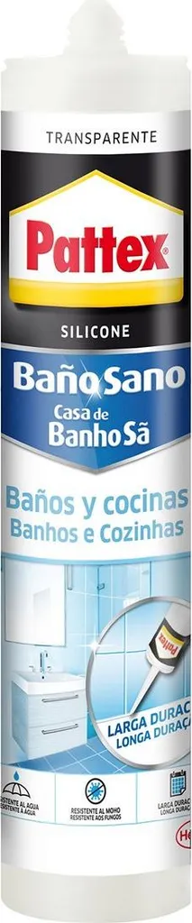 Mastic d'Étanchéité Transparent Pattex 280 ml : Qualité Multi-Surfaces - 2