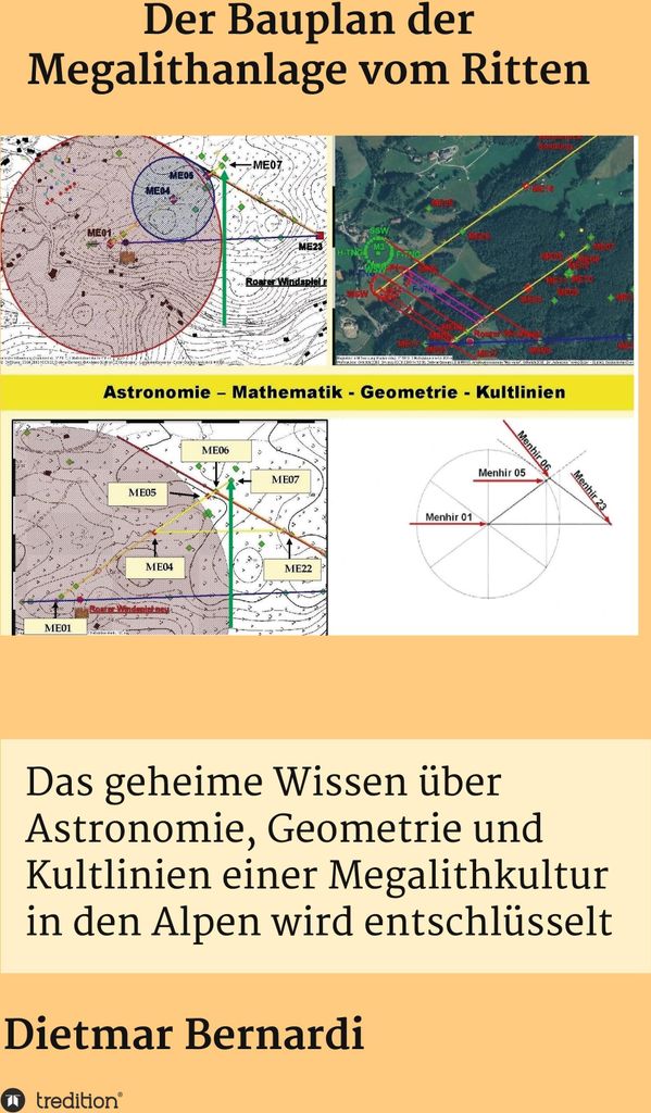 Der Bauplan der Megalithanlage vom Ritten