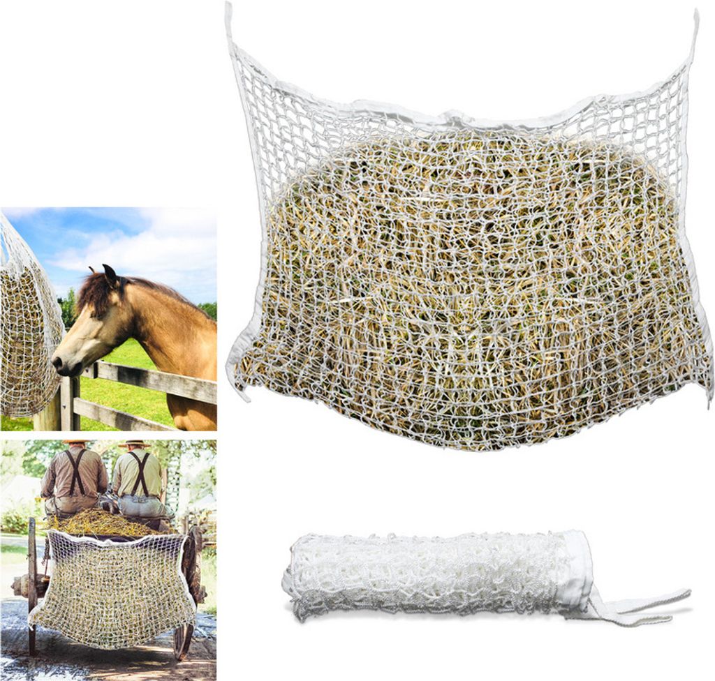 Sieť na seno Jopassy 160x90cm, sieť na seno, uzavreté oká Obrázok produktu 