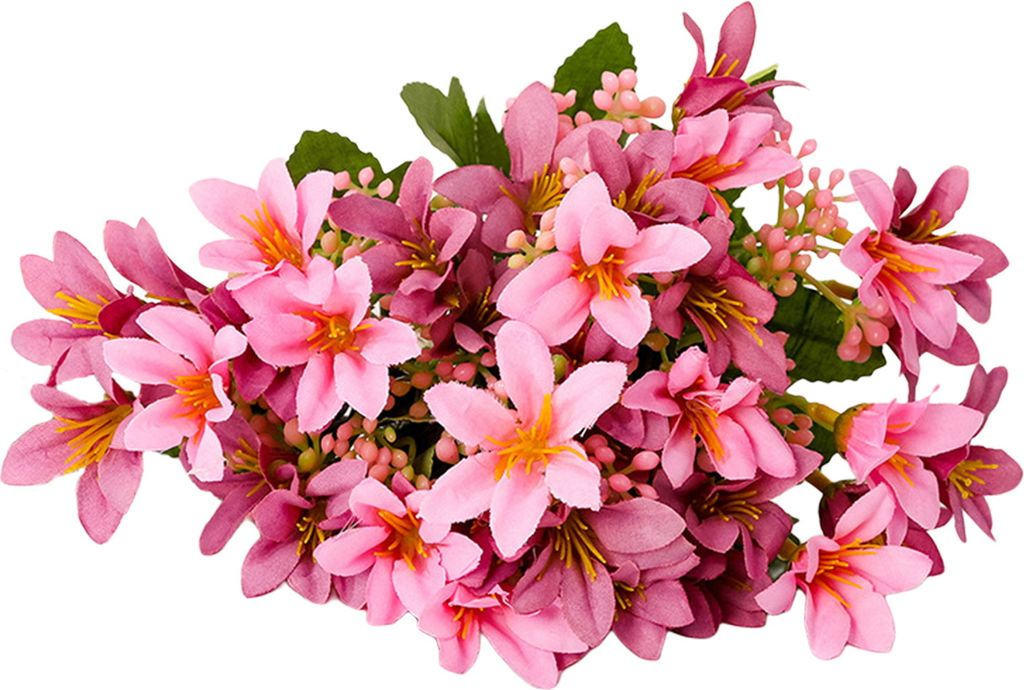 Künstliche Blume, realistisches Seidentuch, gut aussehender Blumenstrauß aus gefälschter Blume, simulierte Chaise-Lilie, Wohnzimmer-Zubehör
