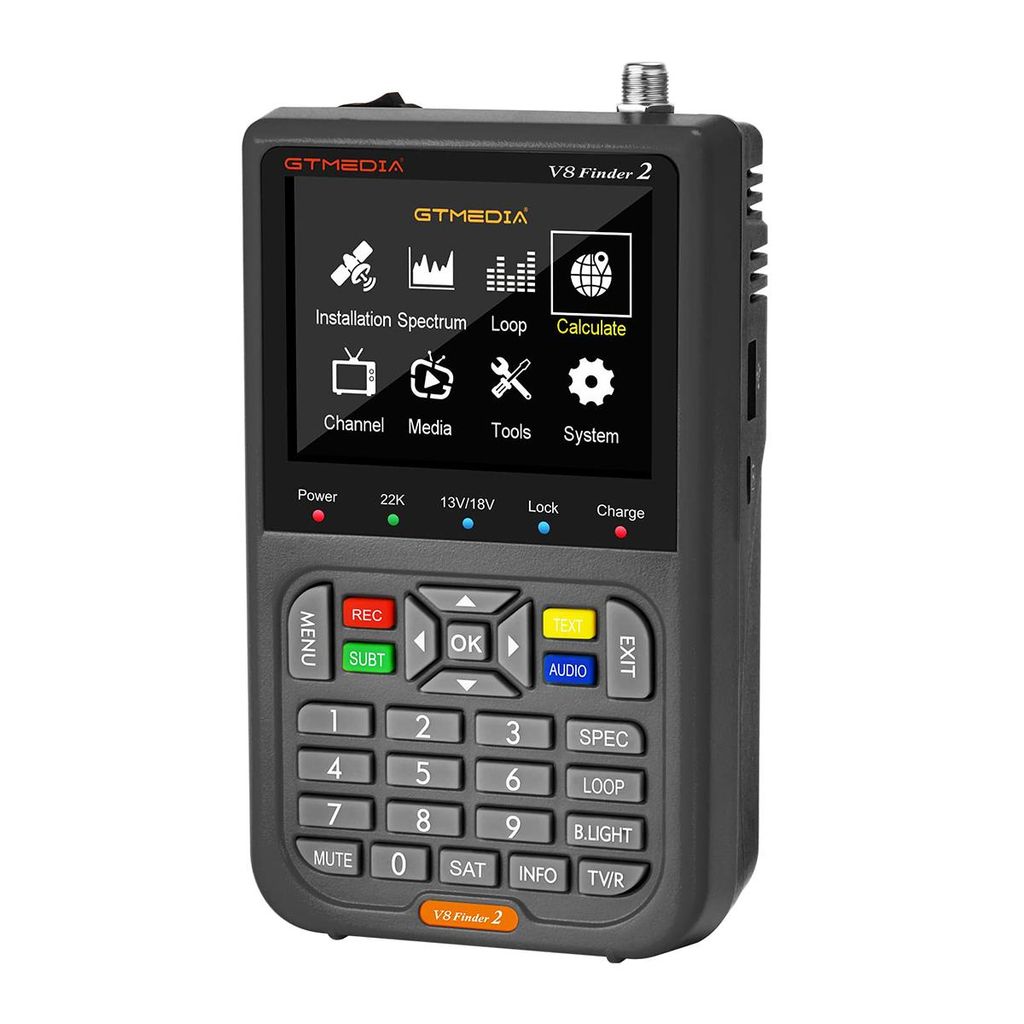 W8 Finder 2 Satelliten Finder DVB-S/S2/S2X – 3,5" TFT LCD, Produktbild 