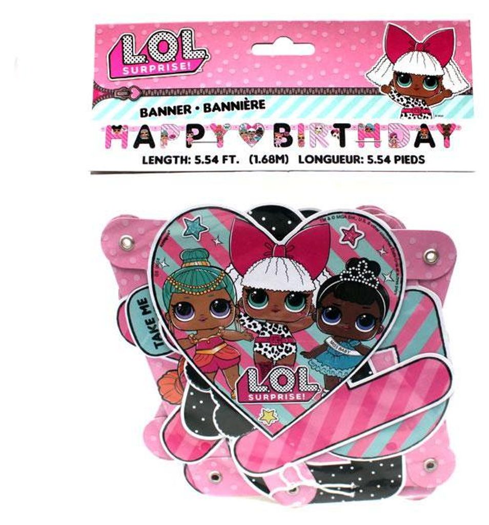 Guirlande de lettres LOL Surprise ! Image du produit 