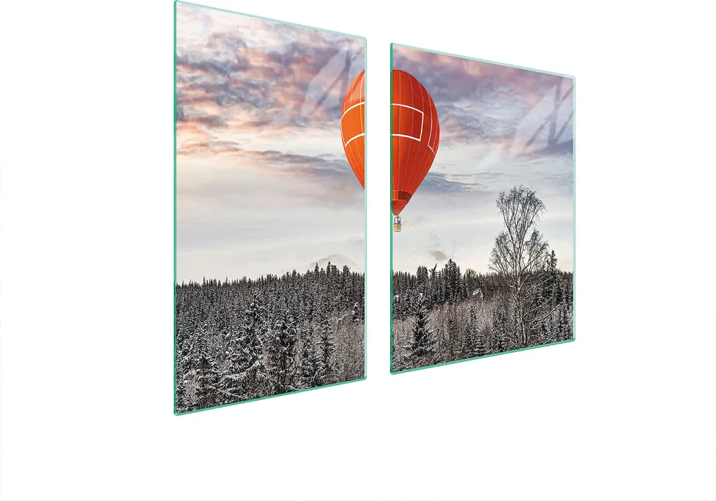 Copri Piano Cottura 100x52 Design Balloon - Tagliere Vetro Ceramica