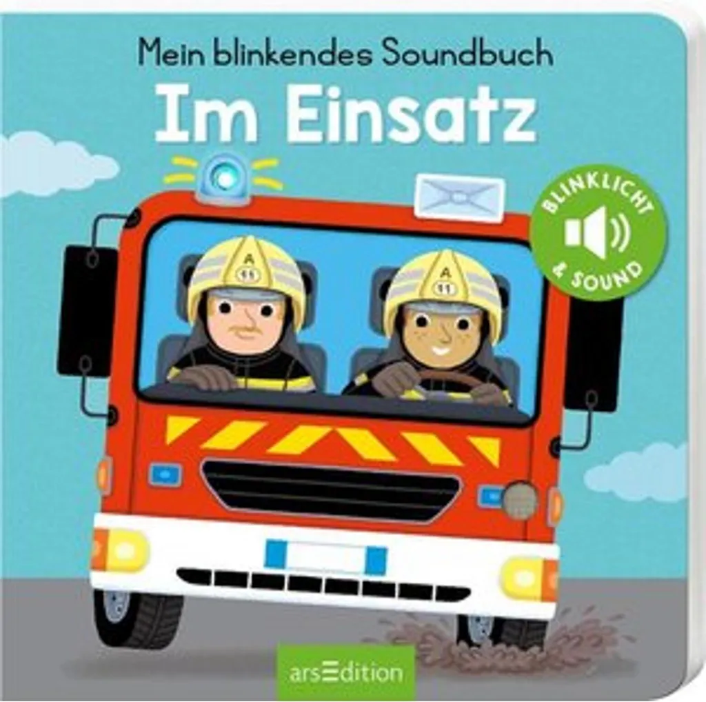 Livre sonore enfant Im Einsatz avec effets lumineux et sirènes pompiers