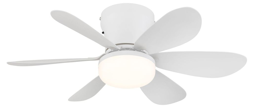 Mini Deckenventilator mit LED Beleuchtung und Fernbedienung Produktbild 