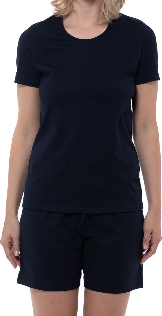 Ammann Organic Baumwolle Schlafanzug Kurzarm Lounge-Set aus T-Shirt und kurzer Hose, Hautfreundliche und atmungsaktiv, Aus 100% Baumwolle